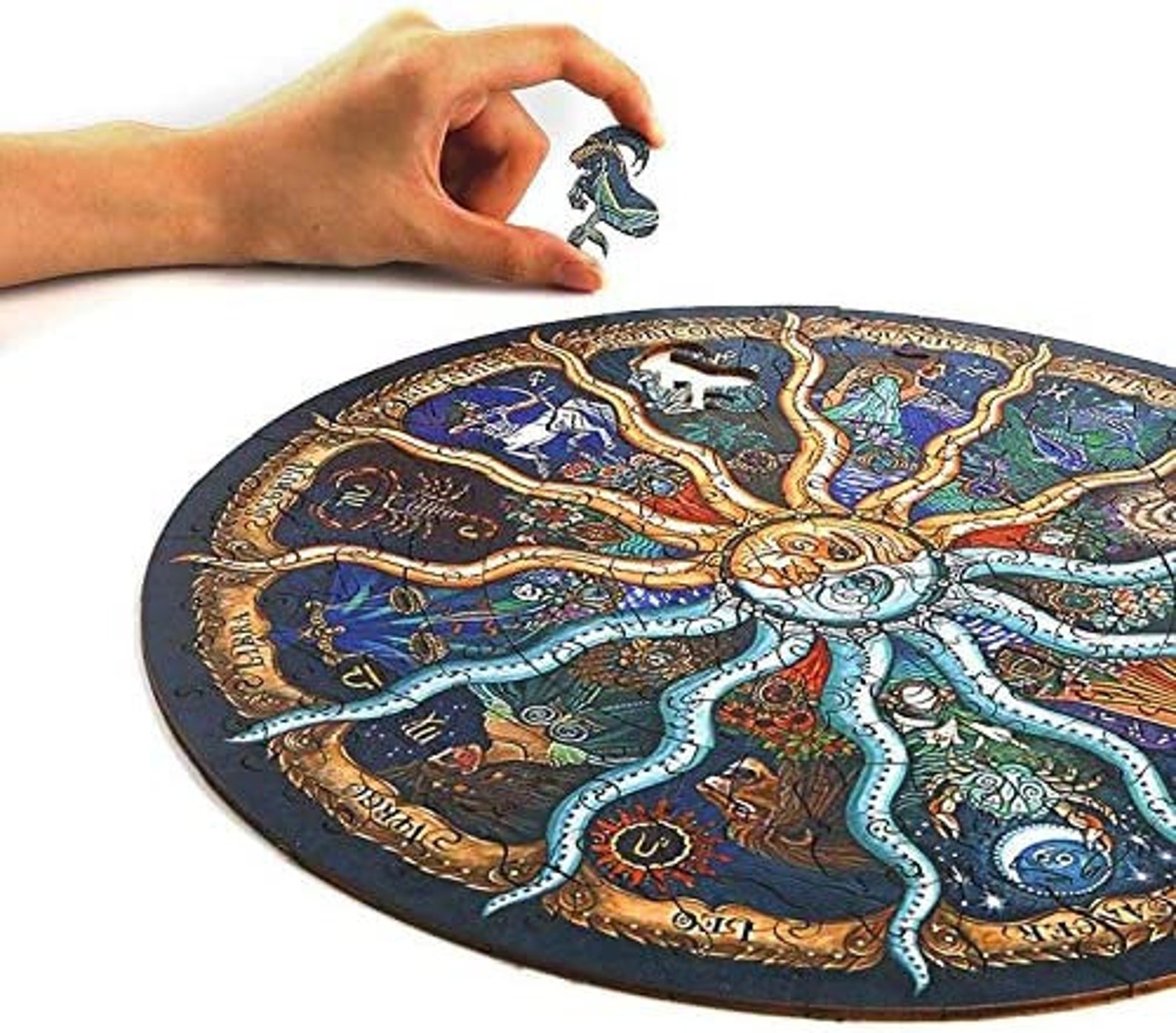 NEW Zodiac Wooden Puzzle Animal Puzzle 3D Puzzle Gift Etsy