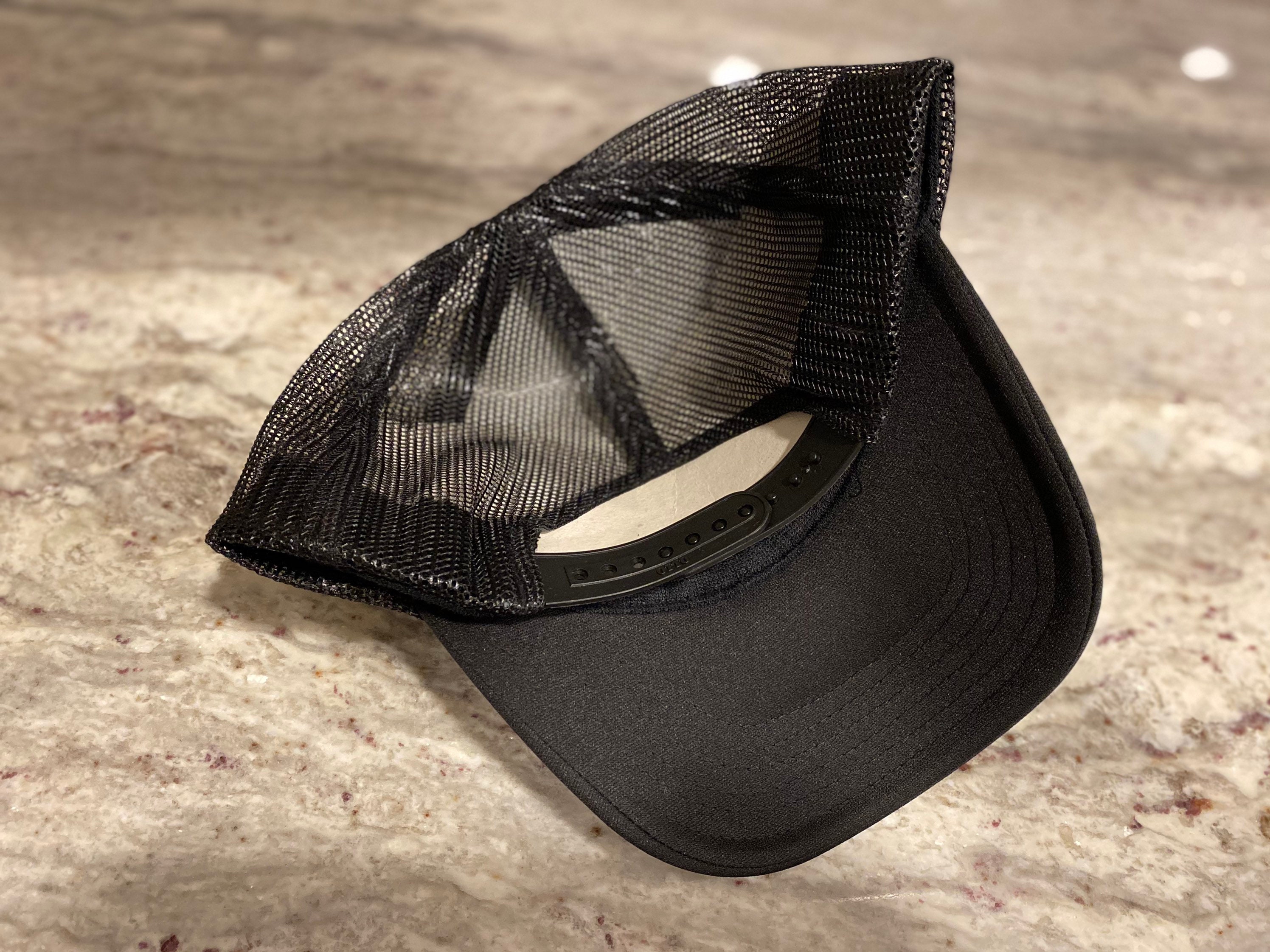 New Handmade Florida Marlins Black Mesh Trucker SnapBack Hat | Etsy