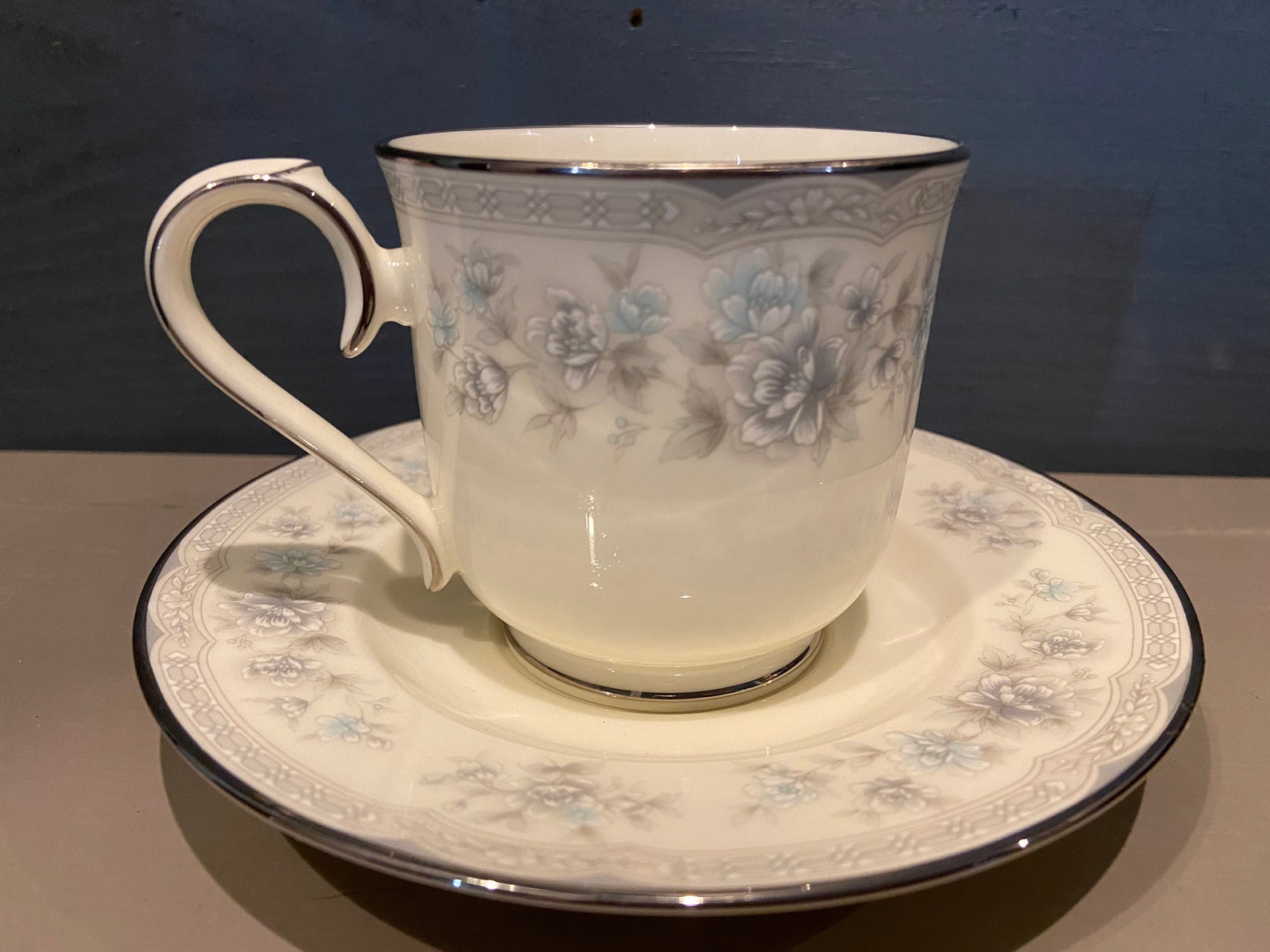Noritake Tea Cup and Saucer Etsy