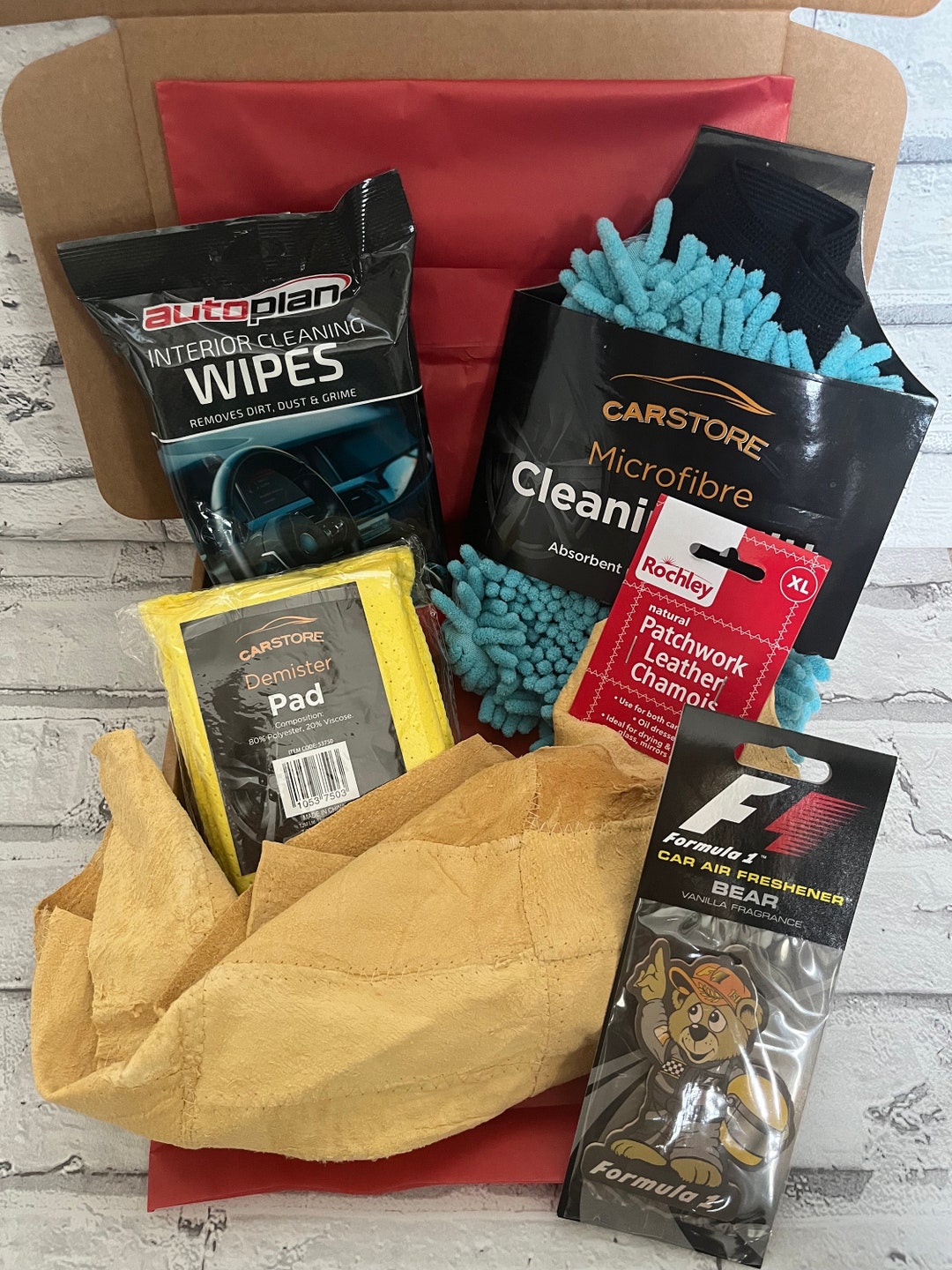 Personalised Car Cleaning Gift Box, Fathers Day Gift,car Care Box