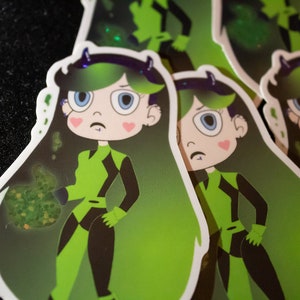 Star vs. The Forces of Evil Star Butterlfy and Shego Combination Custom Sticker