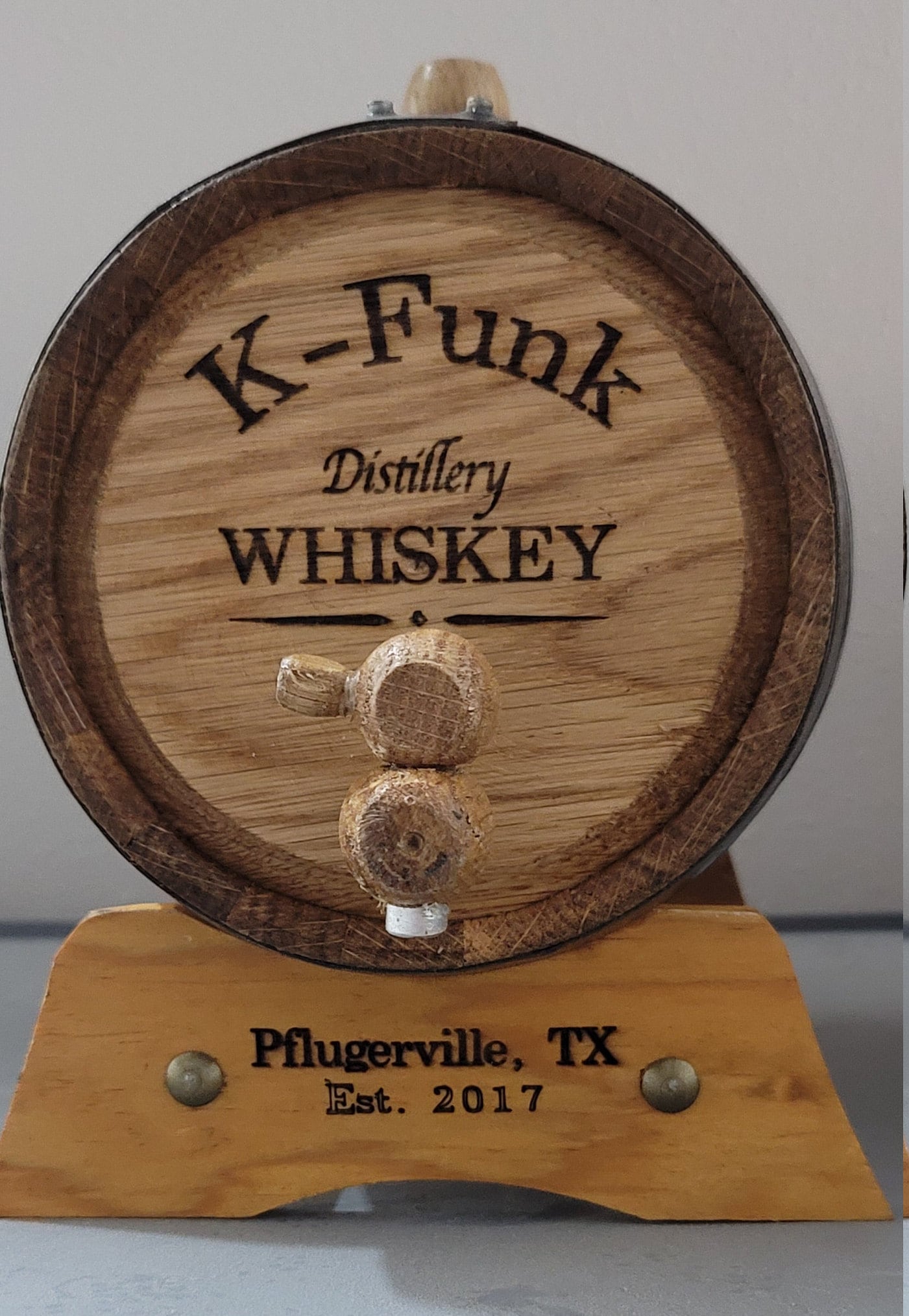 2l charred oak barrel