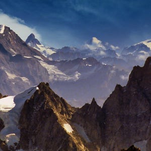 Mountain Landscape Art | Scenic Mountain Wall Art | Mountain Scene Wall Décor - 0116b