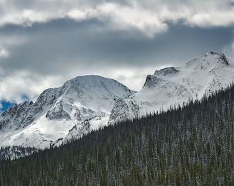 Winter Landscape Canvas Art | Winter Mountains Landscape Art | Mountain Landscape Photography - 0221