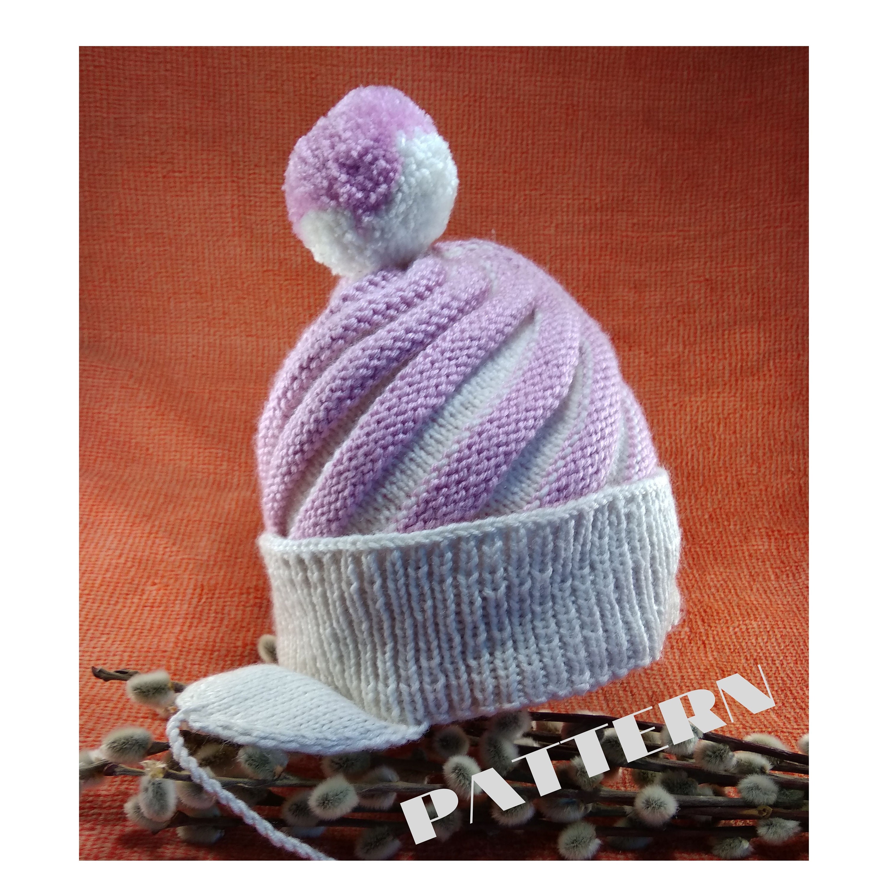 Pattern for knitting hats Knitting hats with your own hands Etsy