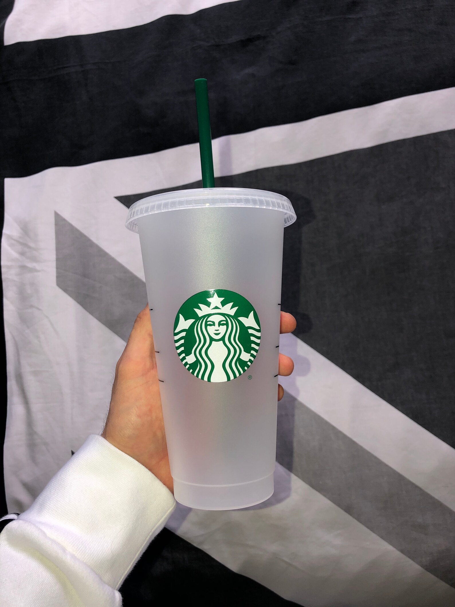 Starbucks Reusable Cold Cup 24oz Frosted Tumbler Etsy
