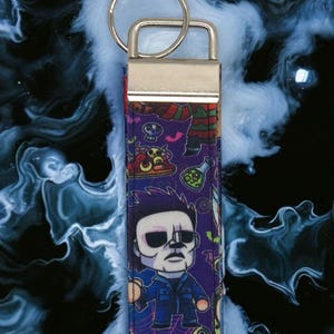 Horror Key Chain,Ghost Key Fob,Horror, Ghost, Spooky Accessories,Spooky,Horror Lanyard,Ghost key chains,Key Chains,Key Fob,Wristlet
