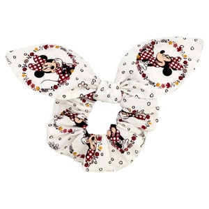 Mouse Scrunchie with Removable Ears,Mouse Parks Scrunchies,Scrunchies, Mouse Scrunchies, Parks Scrunchies,Gift,Character Scrunchie