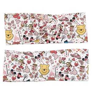 Park Favorites Headband,Headbands,Park Headbands,Knot Headband,Twist Headbands,Nurse Headbands,Boho Headbands,Mickey,Pooh,Valentines
