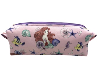Pencil Pouches, Zipper Pouch, Pencil Case, Make-up Bag, Mermaid, Princess