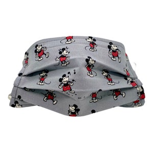 Mouse Face Mask with Nose Wire,Parks Face Masks,Pleated Face Masks,Theme Park Bound,Mouse Gear,Mouse