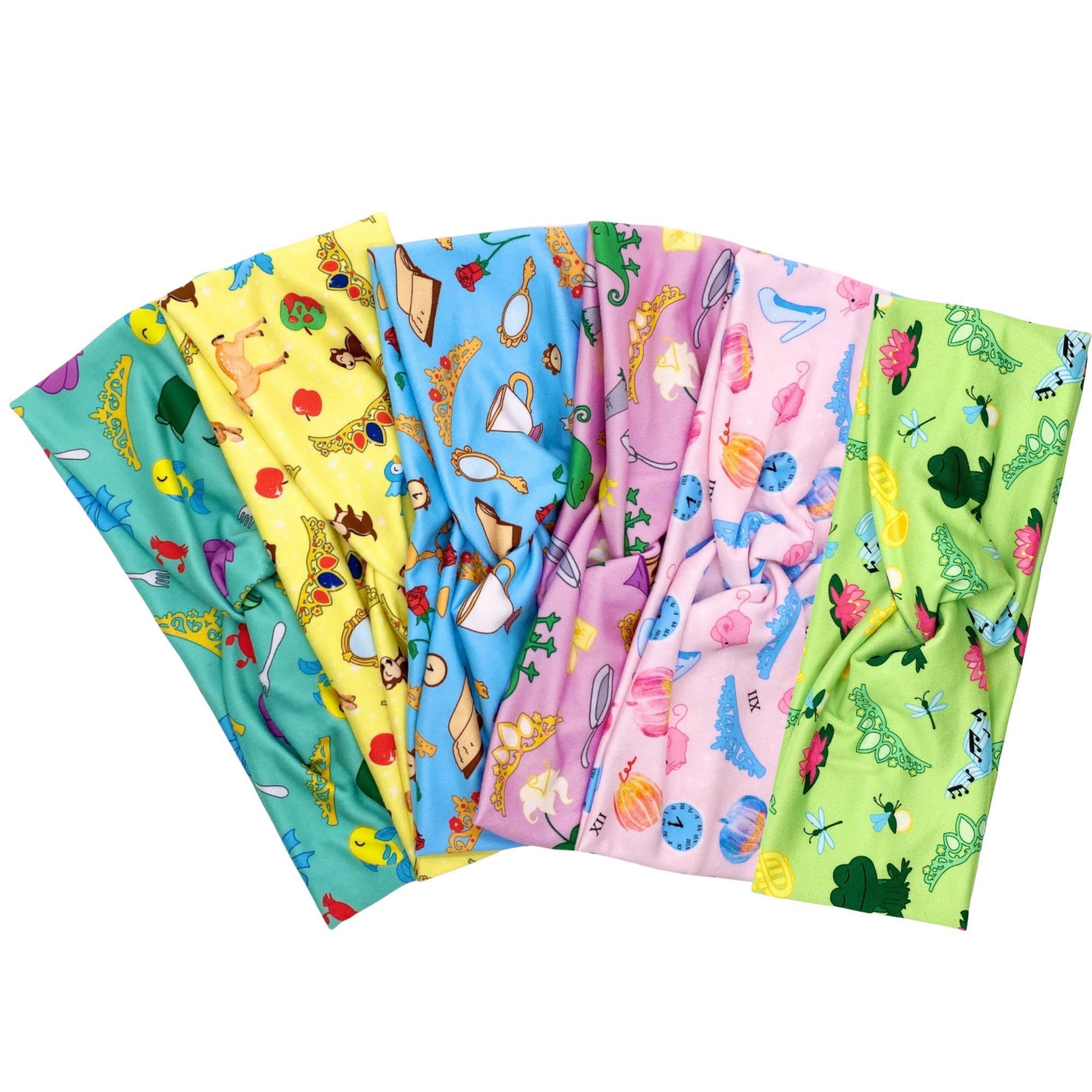 Disney Princess Headbands Princess Knotted Headbands Twist Etsy