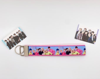 Army Key Fob, Butter,K-pop,K-pop Music,K-pop Inspired, Kpop,Keychain,Kpop keychain,Wristlet