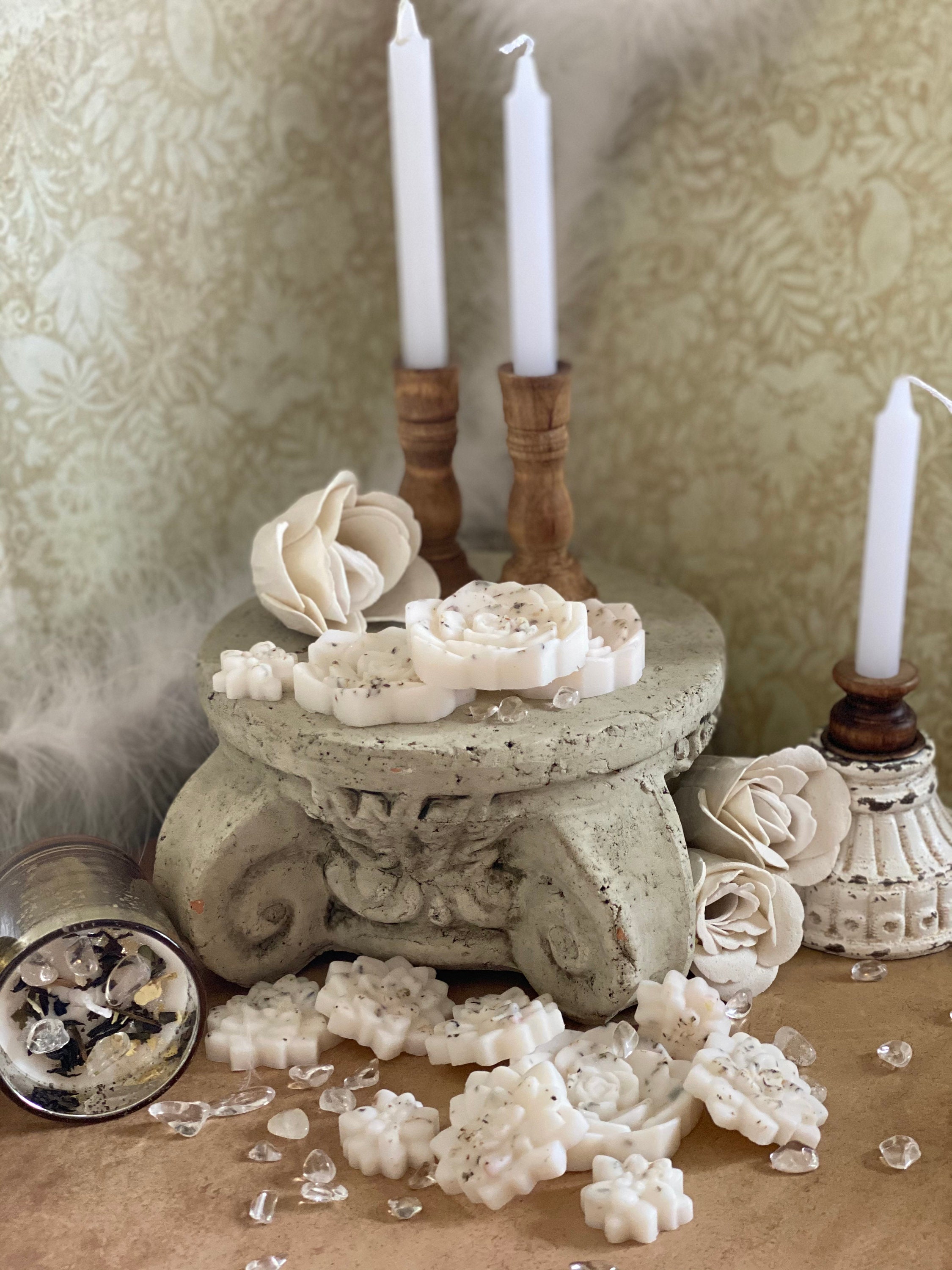 Light Stained Small Chime Candle holder Etsy