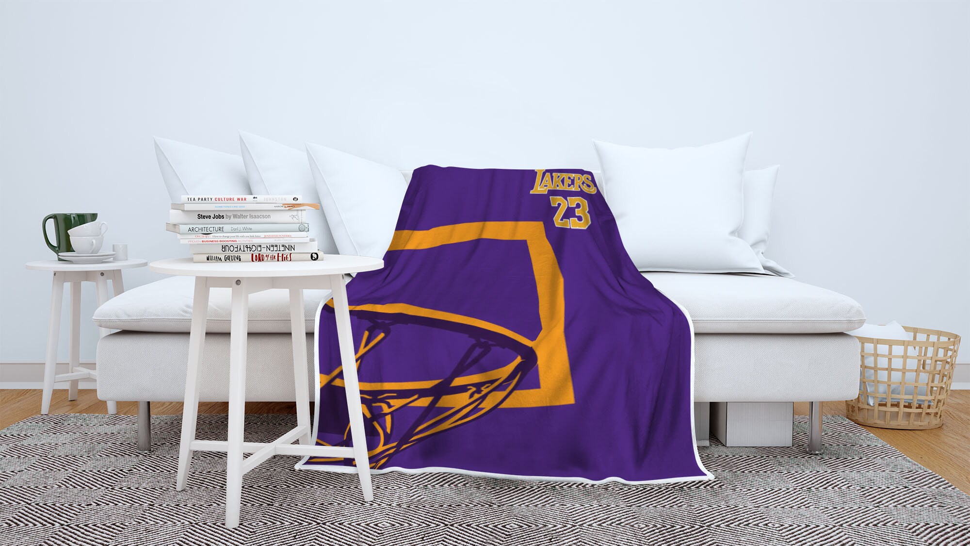 Los Angeles Lakers 23 Blanket High Quality Etsy
