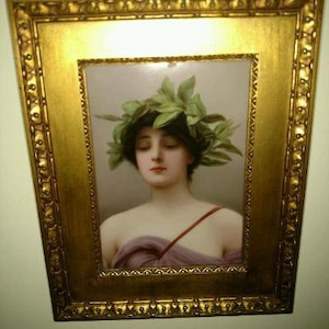 German Porcelain Plaque