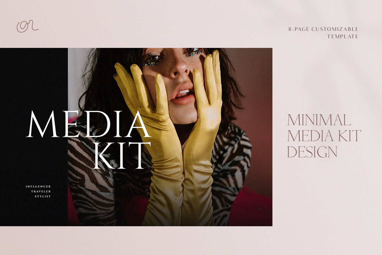 Stylish Brand Media Kit Template, Entrepreneur Media Kit, Influencer