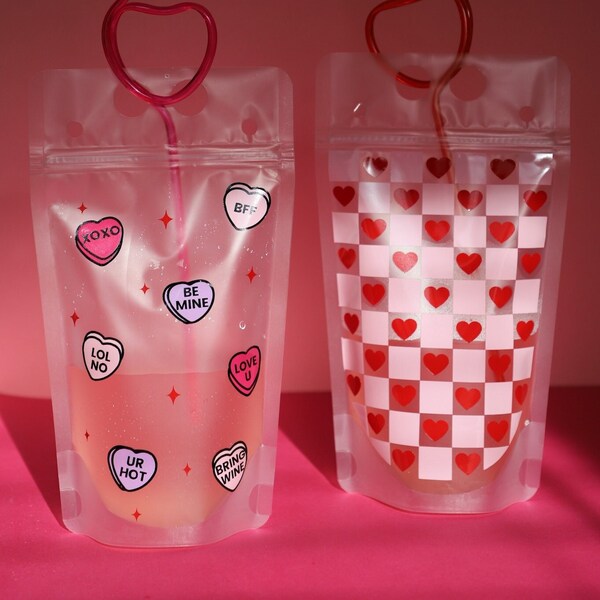 Custom Drink Pouch Etsy
