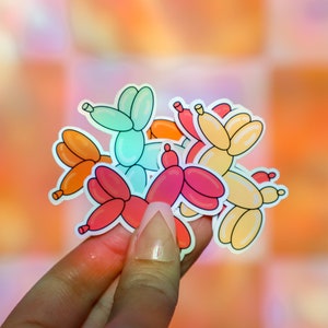 Balloon Dog Sticker, Balloon Dog, Nostalgic Stickers, Sticker Pack, Trendy Stickers, Custom Stickers