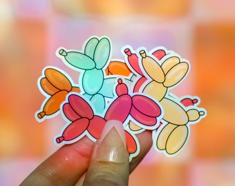 Balloon Dog Sticker, Balloon Dog, Nostalgic Stickers, Sticker Pack, Trendy Stickers, Custom Stickers