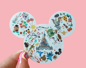 Everything Disney Sticker, Disney World Sticker, Disney Stickers, Magic Kingdom