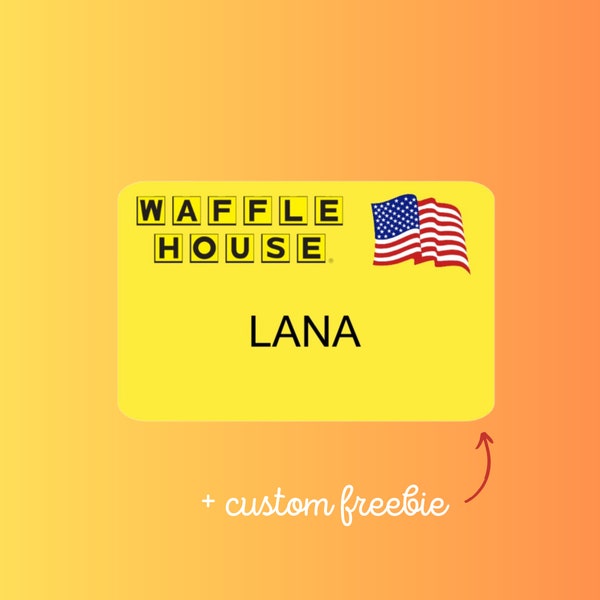 Lana Waffle House Sticker, Lana Del Rey Sticker, Waffle House Sticker, Halloween Costume, Lana Del Rey Merch