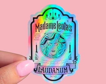 Madame Leota, Disney Halloween Sticker, The Haunted Mansion, Halloween Sticker, Holographic Sticker