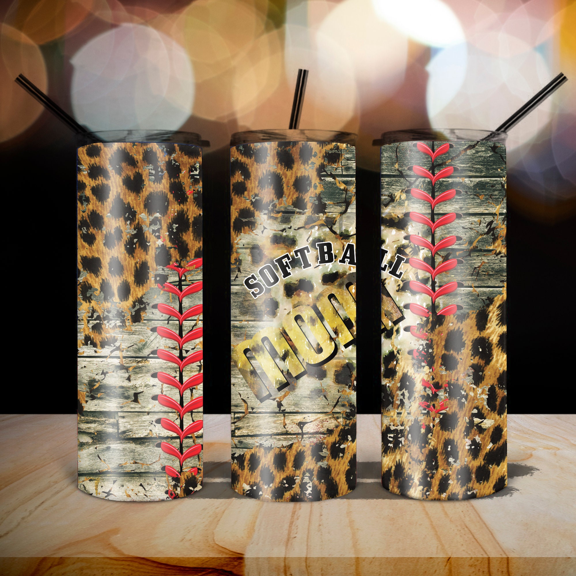 Sublimation softball tumbler designs Skinny Tumbler 20oz with Etsy