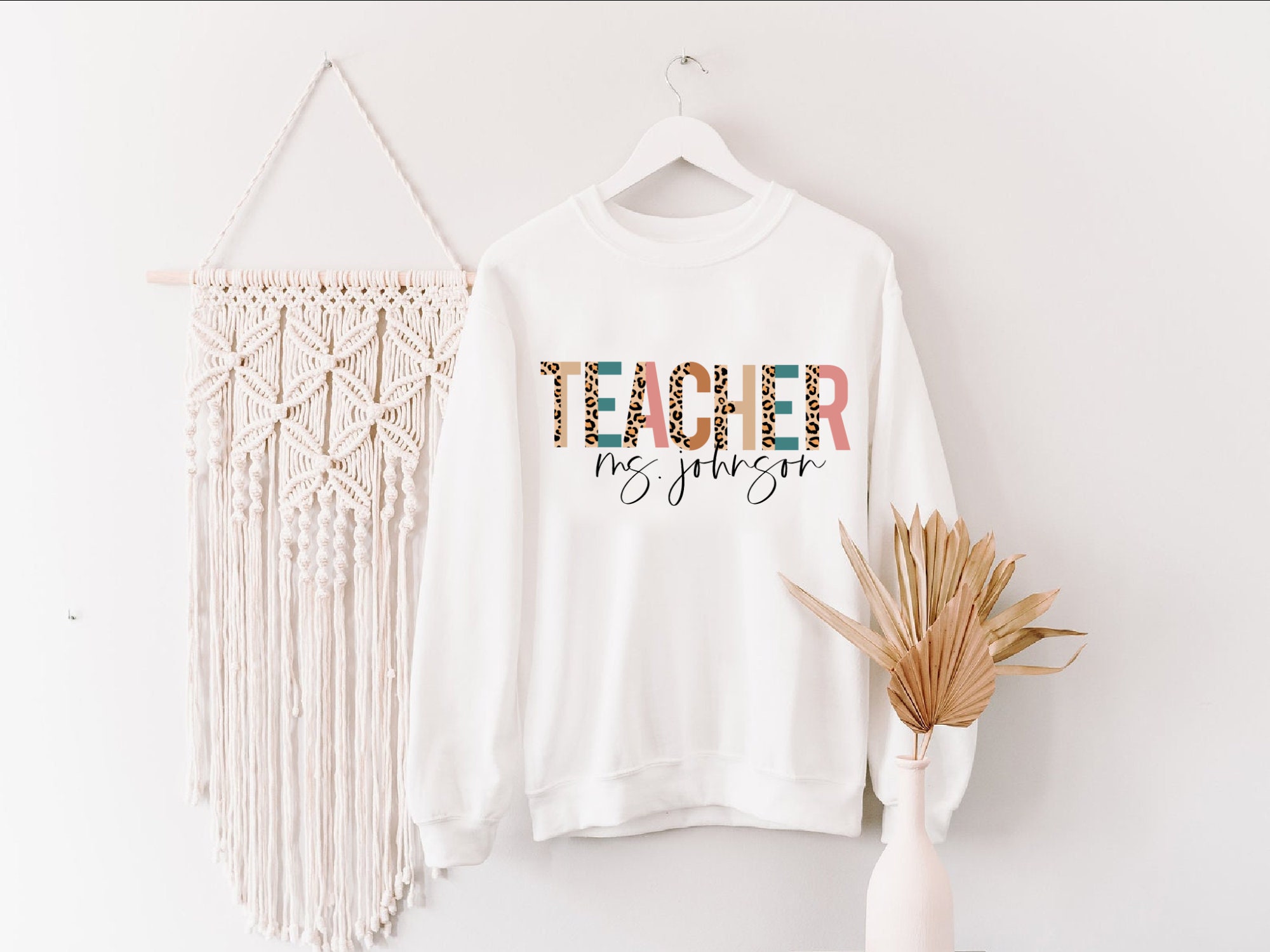 Custom Teacher Sweatshirt Teacher Crewneck Retro Sweatshirt Etsy