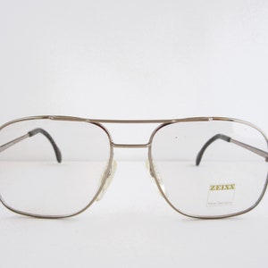 ZEISS West Germany Mod. 5375 Men's Vintage Eyeglass Frames 1980s New Old Stock
