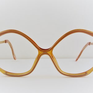Vintage Nino Balli Semi Rimless Eyeglass Frames, Japan 90s  display picture 1