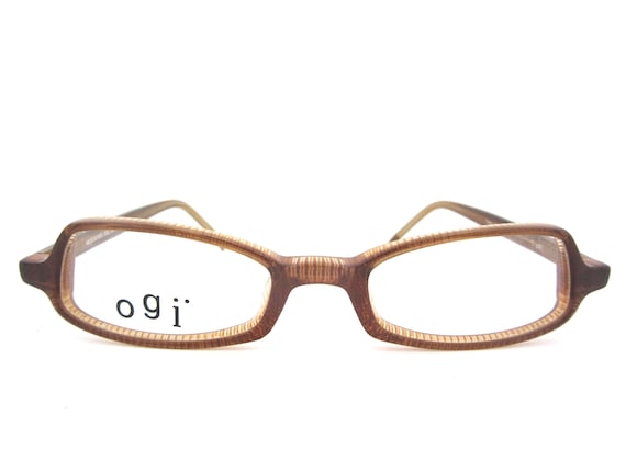 Ogi Small Rectangular Eyeglass Frames Vintage 90s… - image 1