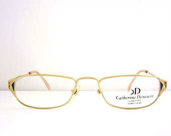 Catherine Deneuve Women's Half-Eye Reading Eyeglass Frames Vintage Japan New Old Stock