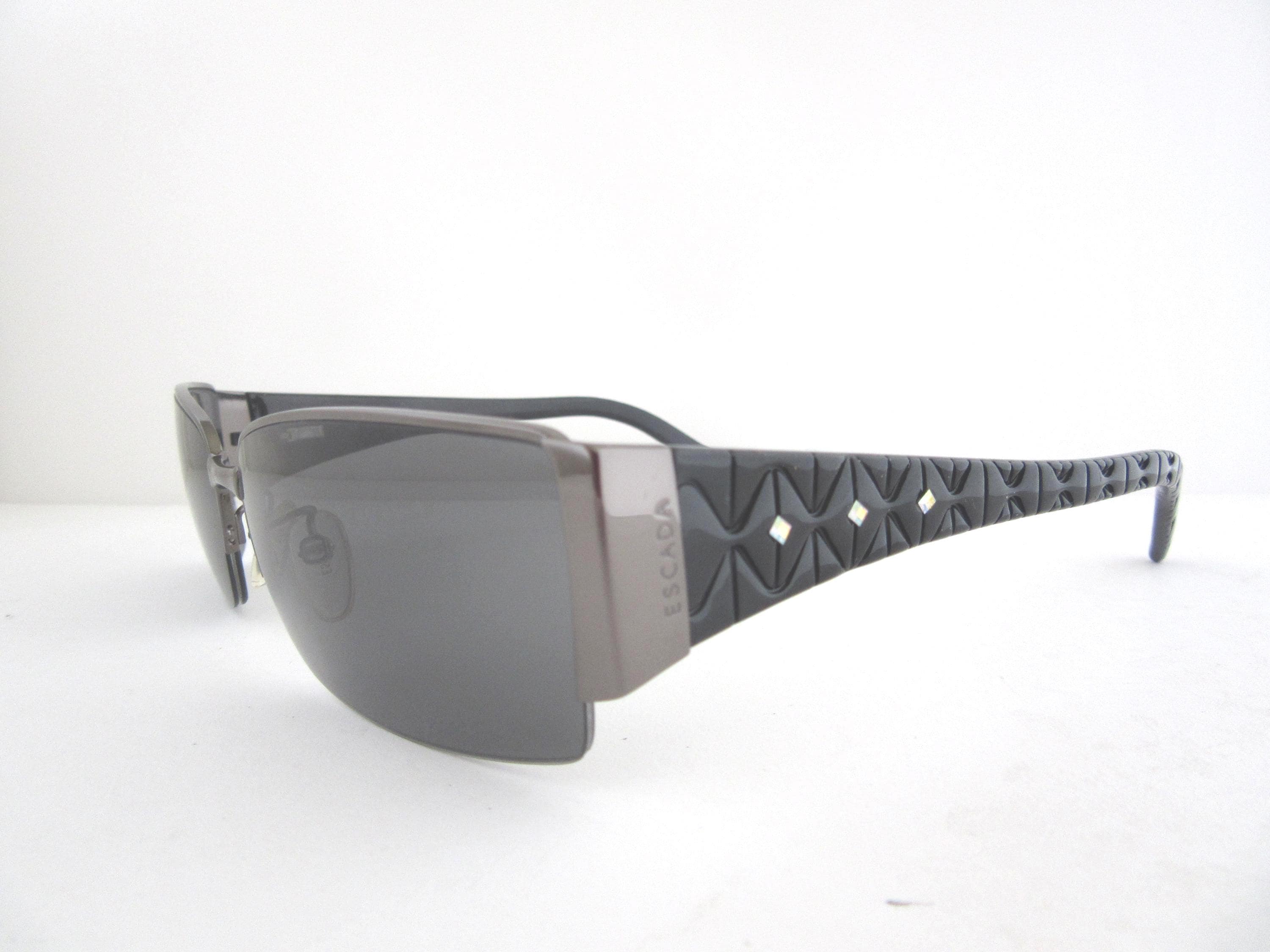 Escada vintage sunglasses Blue and patterned Escada Vintage Sunglasses - Etsy main image 3