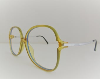 Vintage Gloria Vanderbilt Eyeglass Frames 1980s Italy Gold Twisted Wire 140mm 1980 main image 4