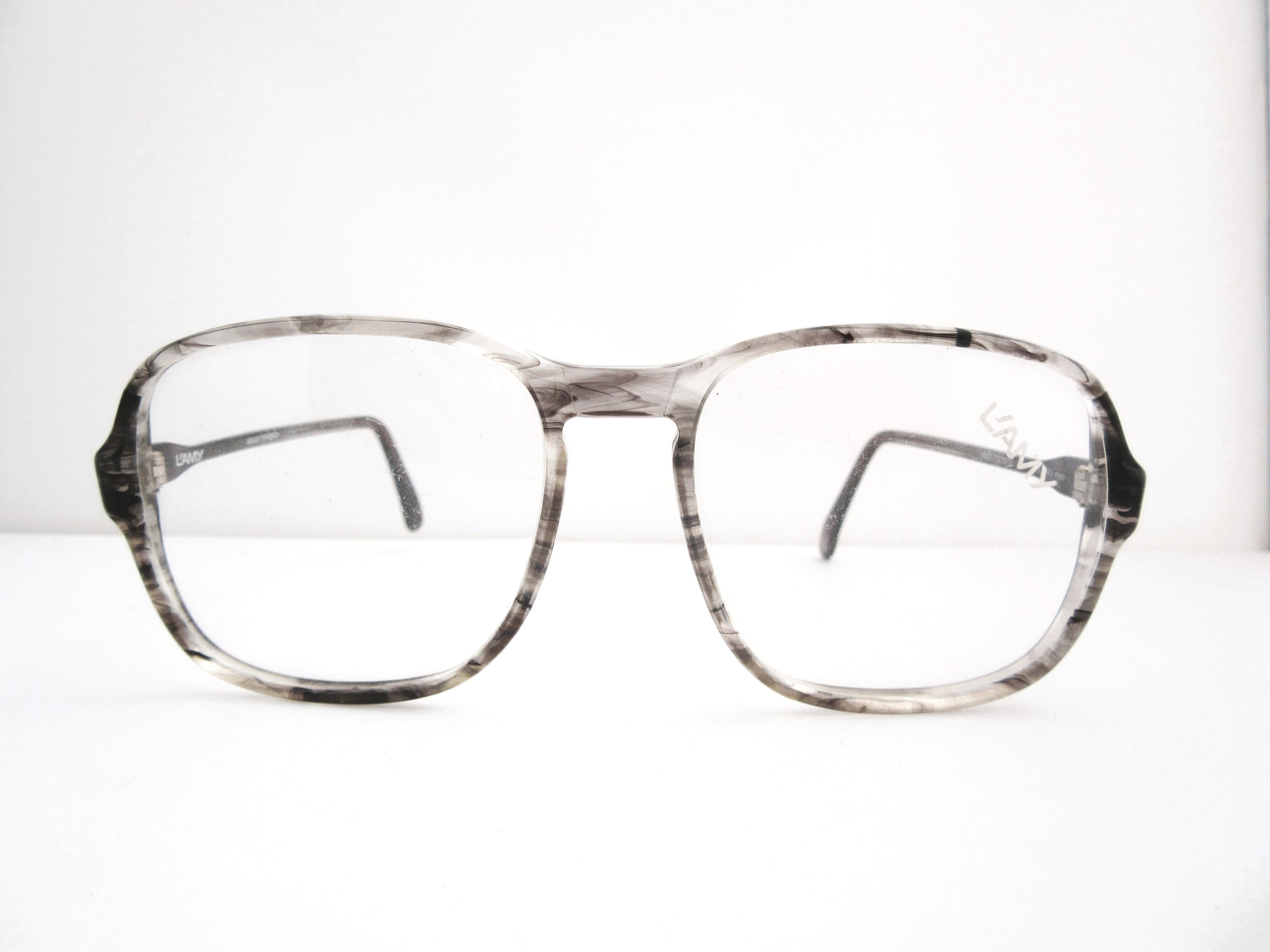 L'amy Men's Large Vintage Eyeglass Frames Made in France 80s New