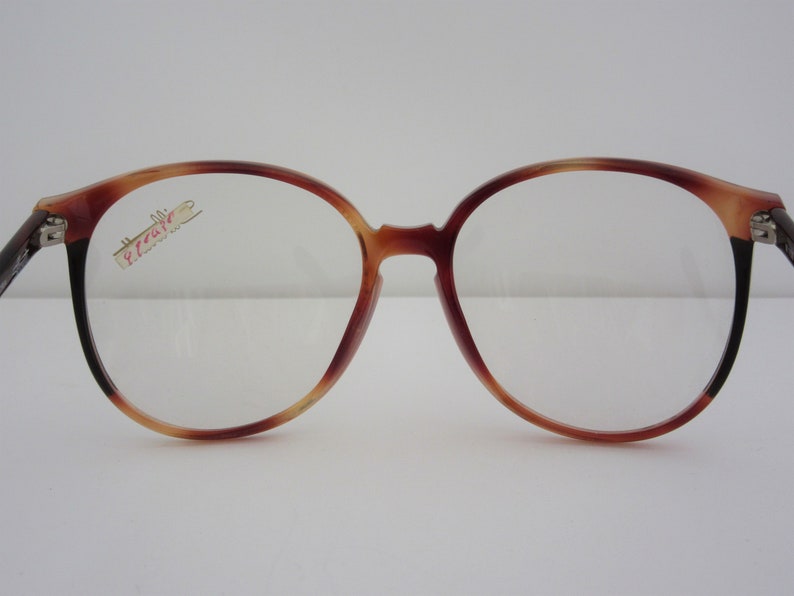 SILHOUETTE Mod 1159 Unisex Roundish Tortoise Vintage Eyeglass Frames Made In Austria 1990s New Old Stock