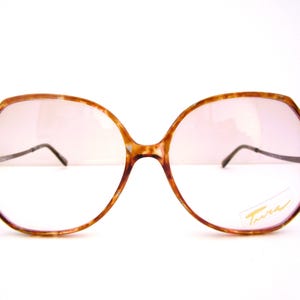 Vintage 70s Women\'s Frames Tura TL 11 Oversized Eyeglass Frames Red Japan 150 70s Tura Glasses - Etsy main image 3