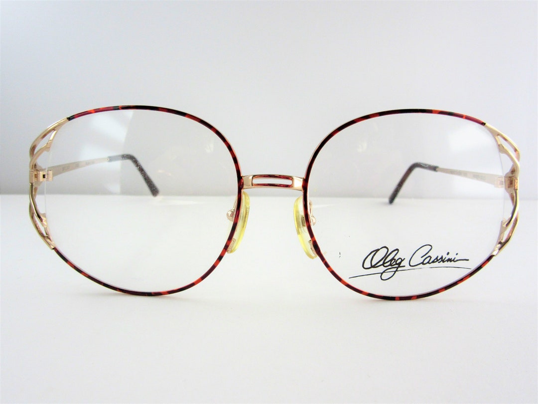 OLEG CASSINI 1000 Women's Large Eyeglass Frames 90s Made Etsy