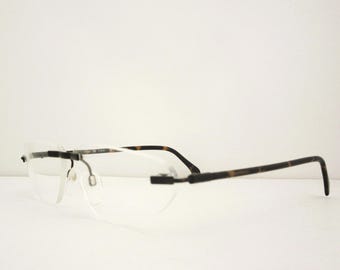 Silhouette Eyeglasses 5515 70 9040 Titan Black Rimless Frame  display picture 1