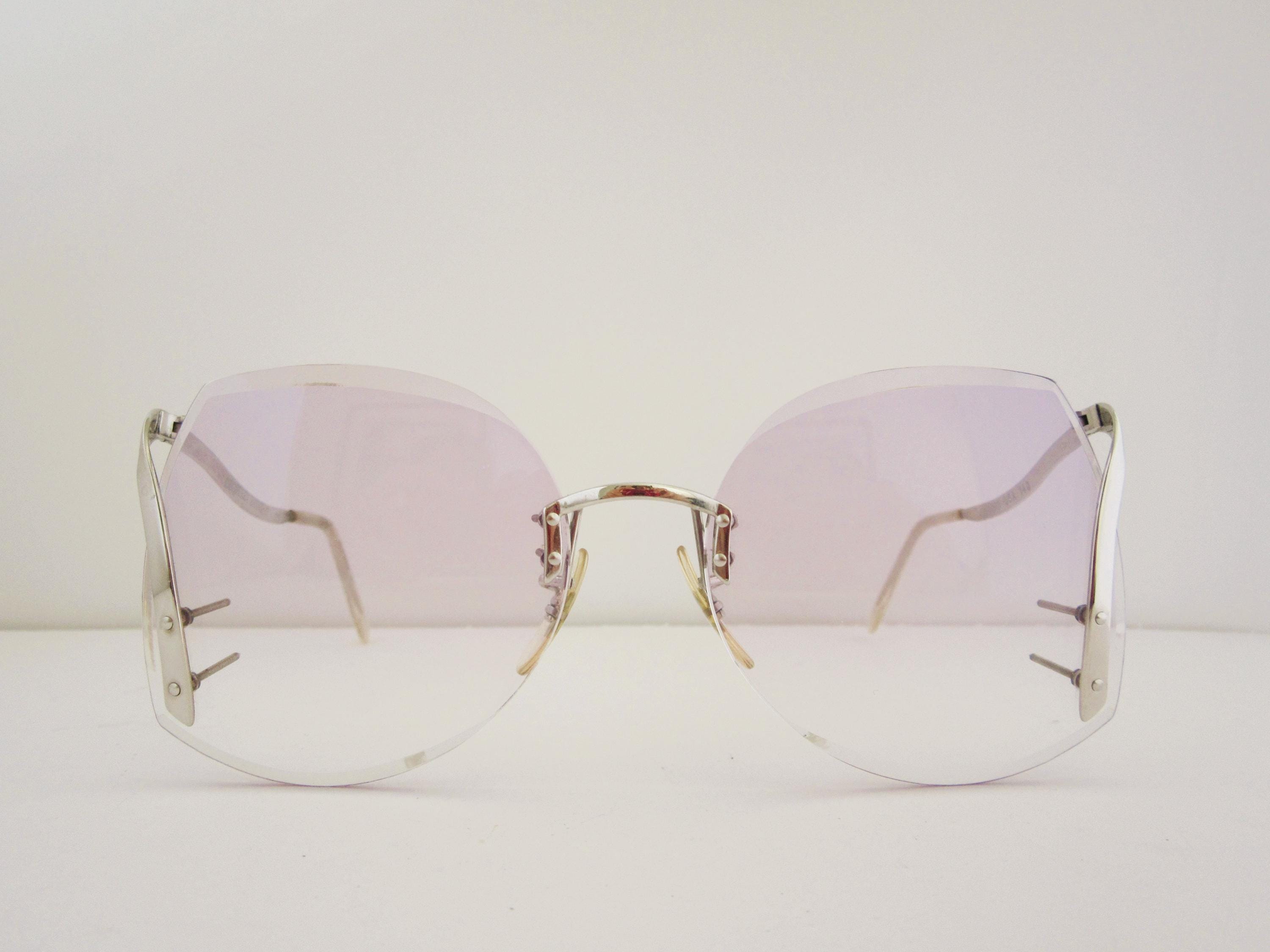 Vintage 1980s Drop Temple Sunglasses New Old Stock Retro Coastal Grandma Amazon.com: ShadyVEU Basik Eyewear - Oversized Square Temple  main image 2