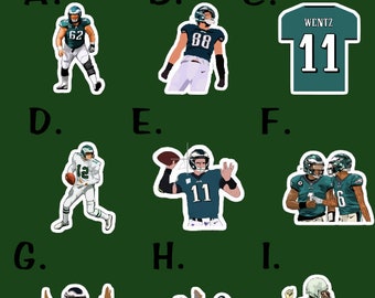 Philadelphia Football stickers