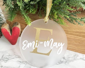Frosted Acrylic Ornaments