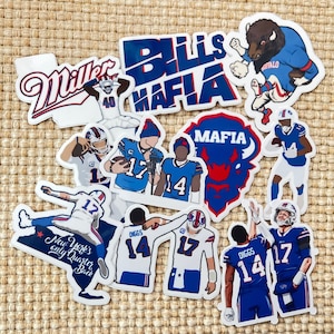 Buffalo football stickers