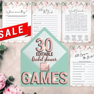 Bridal Shower Games, Bridal Shower Gift, Bridal Shower Mad Libs, Bridal Shower Wedding, Bridal Shower Games Funny, Editable Games Bridal