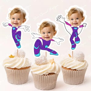 Ghost Spider Photo Cupcake Toppers Inspired, Ghost Spidey Digital Toppers, Personalized Custom Cupcake Toppers Superhero, Digital File