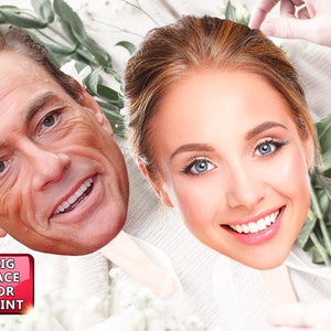 Face Cut Outs- Face Mask - Picture Masks -Custom made Personalized Photo Face Masks - photo mask - face cut out -customized picture mask