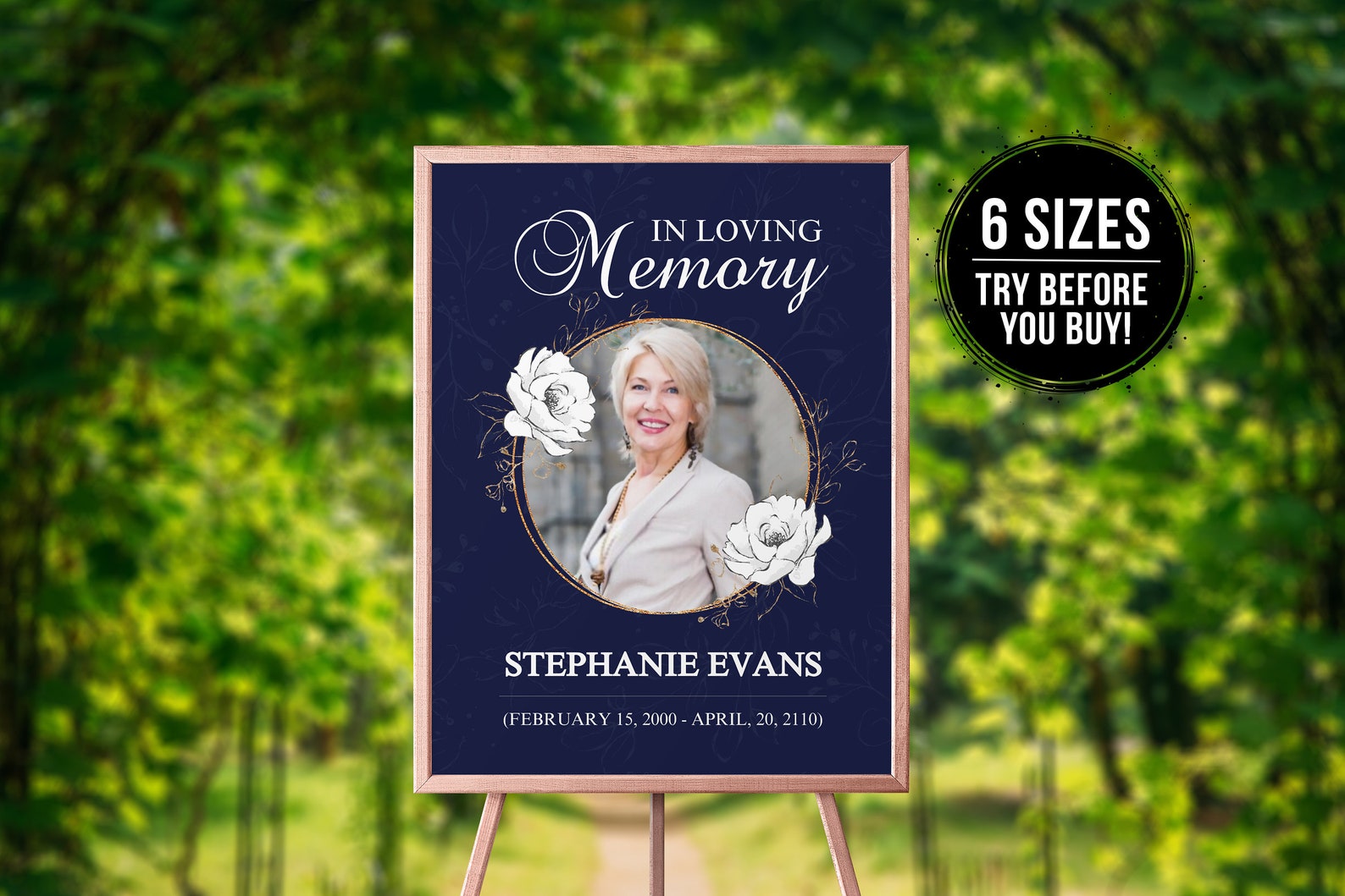Funeral Sign Memorial Sign Funeral Sign Bundle Funeral Sign Etsy