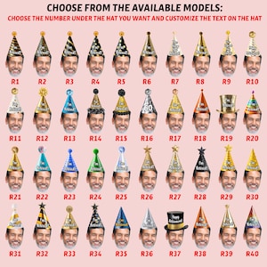 May include: A set of 40 printable party hat designs featuring a variety of colors, patterns, and text. The hats are designed for retirement parties and feature text such as "I'm Retired!" and "Happy Retirement".