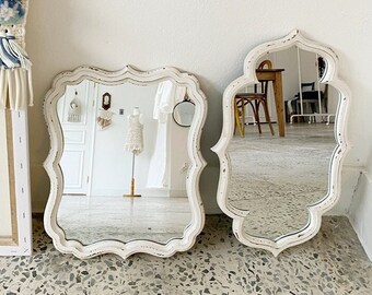 Shabby Chic Mirror Shabby Chic Mirror, Long White Shabby Chic Mirror